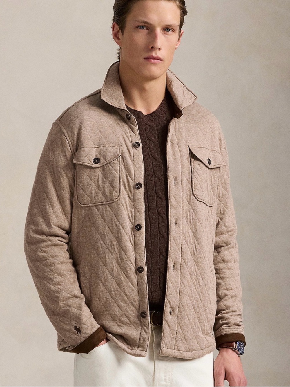 Polo Ralph Lauren Quilted Jersey Overshirt